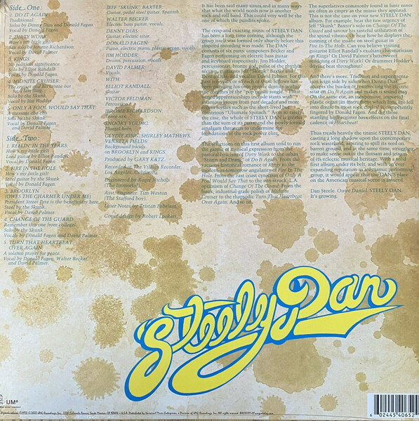 Виниловая пластинка Steely Dan, Can't Buy A Thrill (0602445406524) Universal Music - фото №2