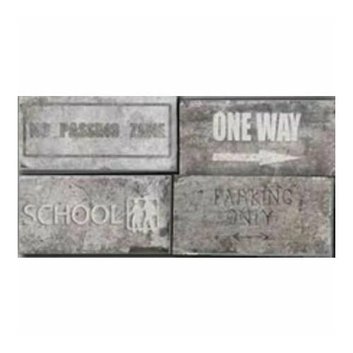 Керамогранит Cir New York Road Signs Mix Wall Street 10x20 см (0.68 м2)