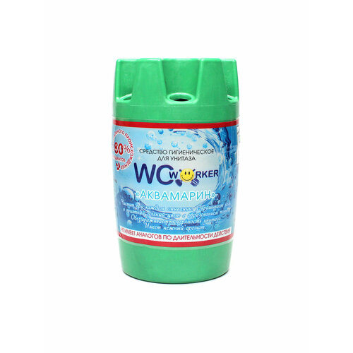 WCworker Средство гигиеническое для бачка унитаза Аквамарин 135г