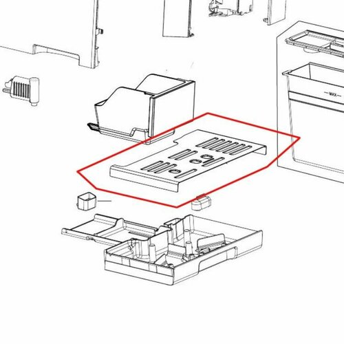 Решетка кофемашины DeLonghi Eletta 6013213391 329000₽