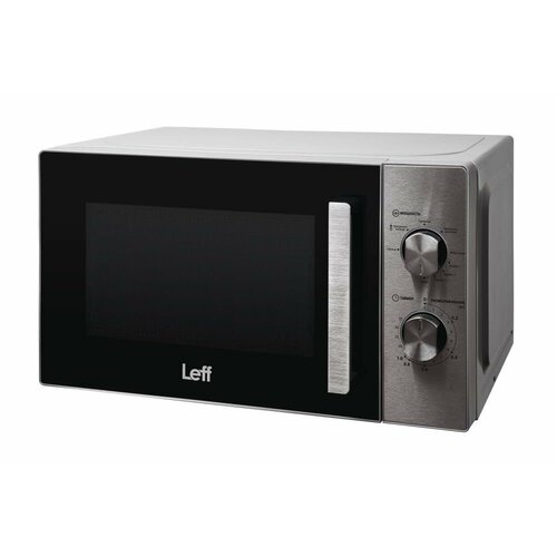 микроволновая печь leff 23mm801w solo белый Микроволновая печь 20L GRILL SILV 20MM730SG 700W LEFF