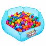 Шарики для сухого бассейна с рисунком, диаметр шара 7.5 см, набор 90 штук, разноцветные