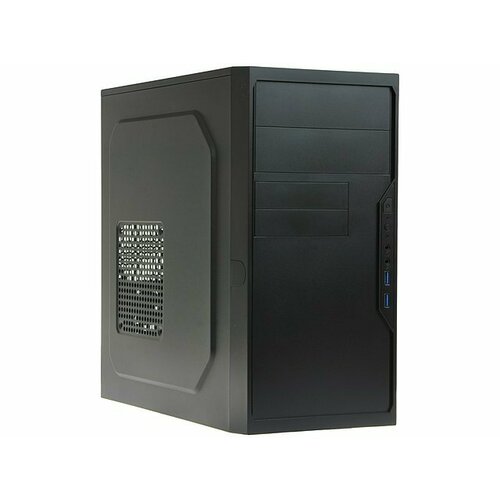 Корпус Foxline Корпус Minitower Foxline FL-733-FZ450R-U32, mATX, черный (450Вт) корпус с блоком питания 450вт foxline fl 733r fz450r u32 nrp el