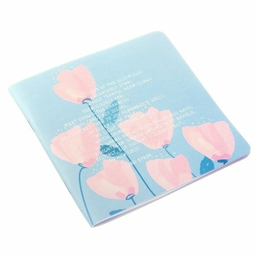 Блокнот Be Smart Pastel Розовые цветы 17*17см 40л - фото №2