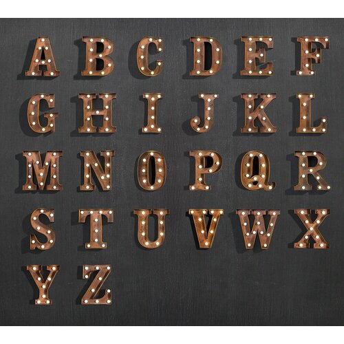 Предметы декора Creative Co-Op Настенный декор буква 