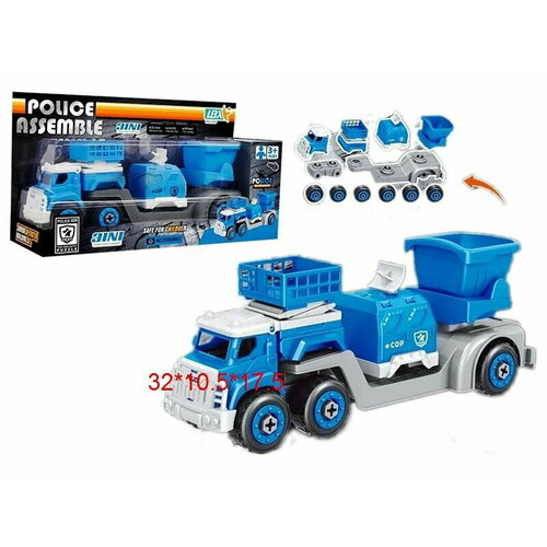 DIY Конструктор Грузовой автомобиль Полиция 269-42 с 3 лет 897₽