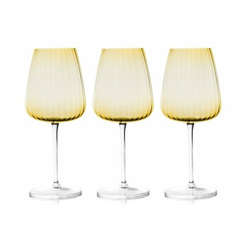 Набор бокалов для вина Opium, янтарный, 0,55 л, 6 шт (Le Stelle)