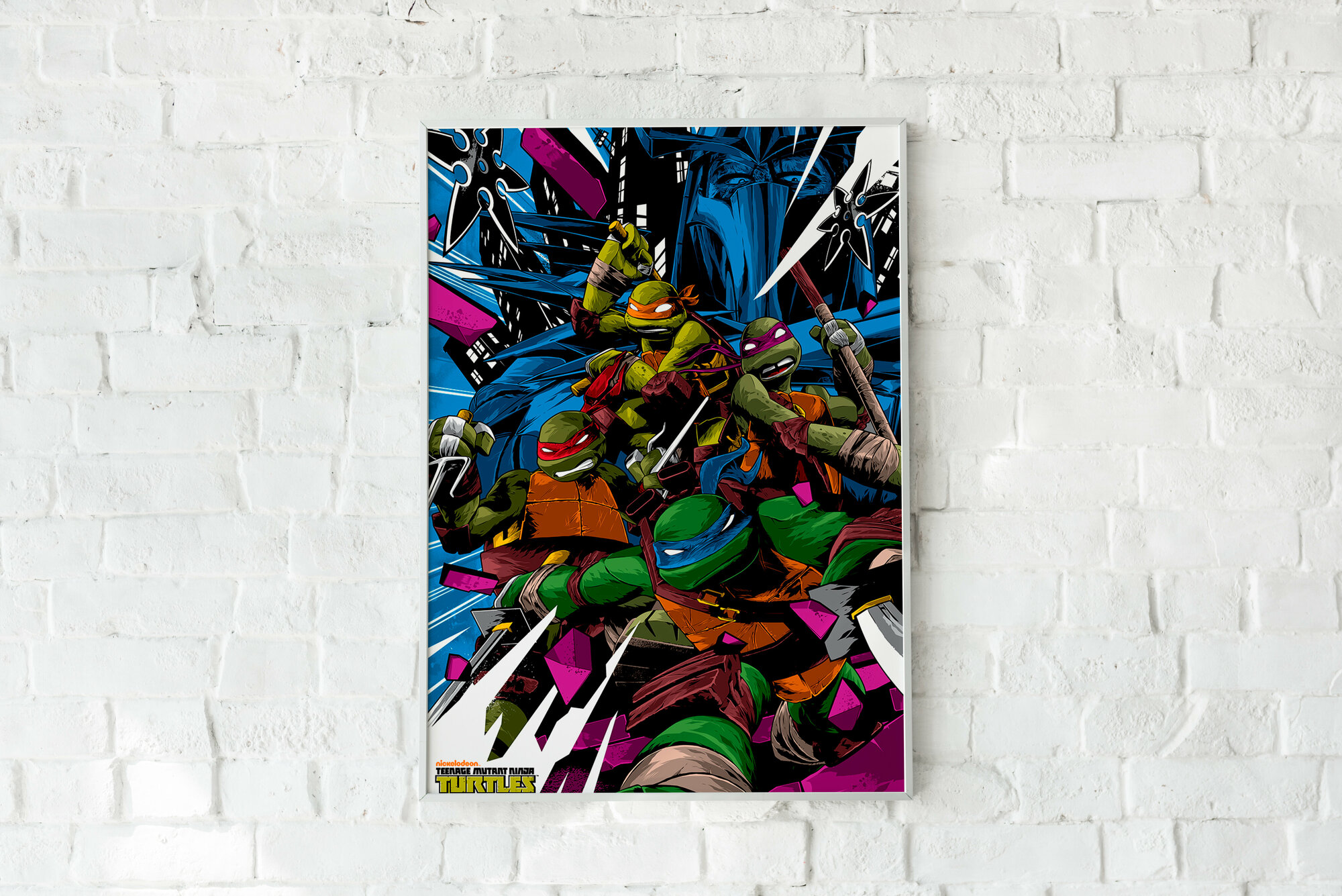 Плакат Черепашки-ниндзя/Teenage Mutant Ninja Turtles/ Плакат на стену 21х30 см / Постер формата А4