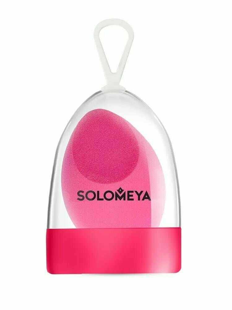 Solomeya Косметический спонж для макияжа со срезом Розовый