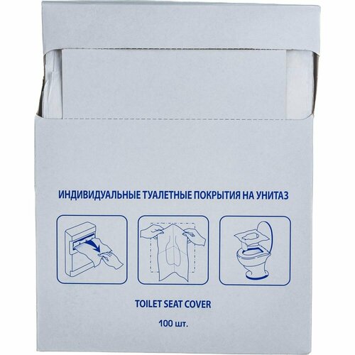 Одноразовые покрытия на унитаз PATERRA 104-019