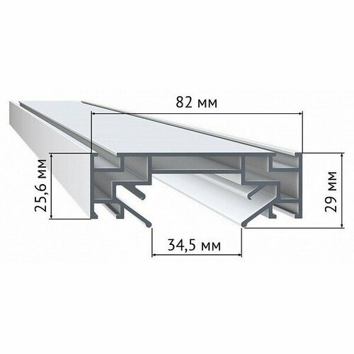 Крепление для трека ST-Luce (2 м) ST001 ST001.129.00 степпер ug st001