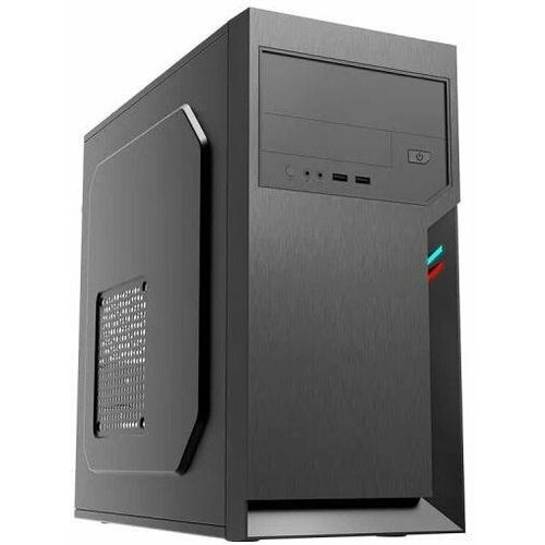 Корпус microATX Foxline FL-702 Без БП чёрный корпус microatx foxline fl 203 300 вт чёрный fl 203 tfx300s