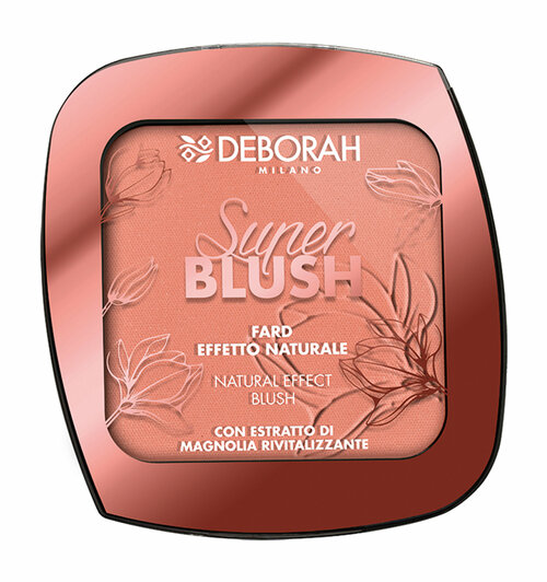 DEBORAH MILANO Румяна Super Blush, 9 г, 02 Кораллово розовый
