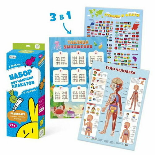 Набор обучающих плакатов 