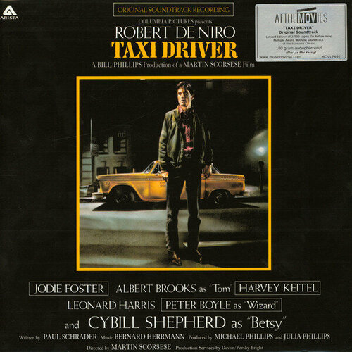 Ost Виниловая пластинка Ost Taxi Driver printio свитшот унисекс хлопковый taxi driver