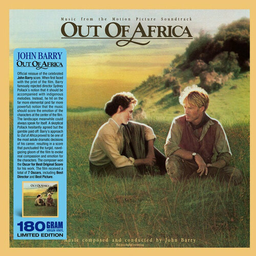 Barry John Виниловая пластинка Barry John Out Of Africa - Ost виниловая пластинка barry manilow barry live in britain uk оригинальная версия 1982 года