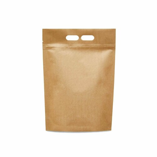 Пакет дой пак с замком зип лок 200*300 мм 200 мкм бурый 50 шт