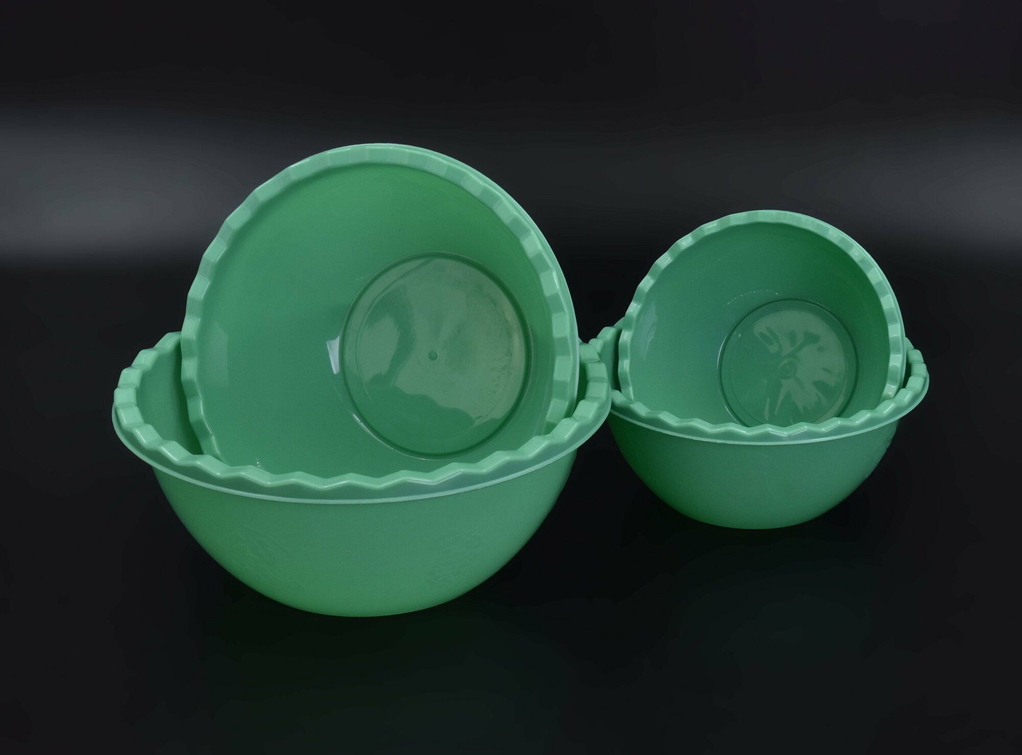 фото Набор мисок Полимербыт "Laola" mini, 4 шт, 0.55/0.9/1.4/2 л