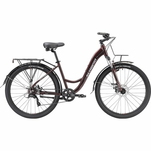 Велосипед TECH TEAM SCORPIO 26х16 вишневый NN002538 NN002538 3680500₽