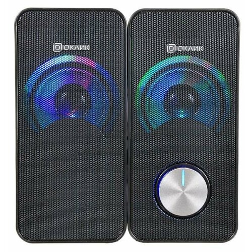 Колонки Оклик OK-122 20 черный 4Вт 166500₽