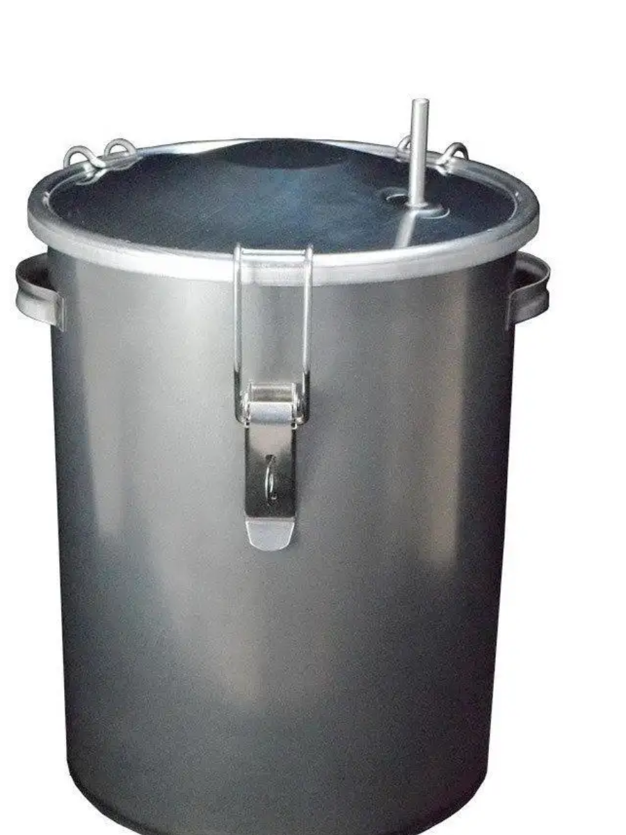 фото Коптильня УЗБИ Аромат КНГ-13 14л круглая, черный металл