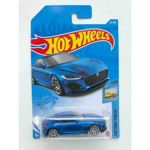 Hot Wheels '20 JAGUAR F-TYPE Ягуар 25/250 Factory Fresh 1/10 Mattel GRX29 2021 hot wheels audi r8 spyder red ауди 175 250 factory fresh 1 10 mattel 2020