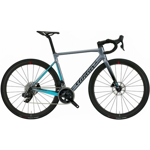 фото Велосипед wilier zero sl dura ace di2 disc cosmic sl32 (2023) m, серый/голубой