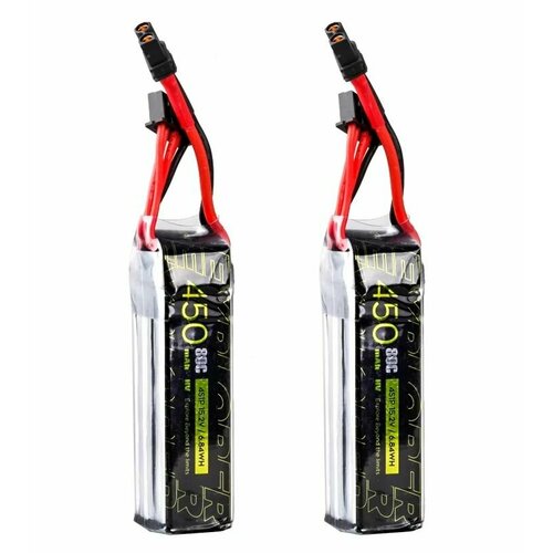 Аккумулятор Flywoo Explorer 450мАч 4S 75C LiHV XT30 2 шт. varcs 2pcs battery 4s lipo 14 8v 8400mah 6800mah 6000mah 5400mah 130c 140c 100c 140c hardcase for rc 1 8 10 cars