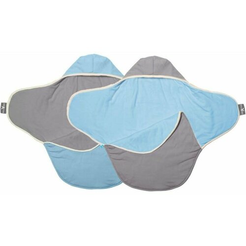 Wallaboo конверт кокон двухсторонний (Серый/Голубой (BBC4616))