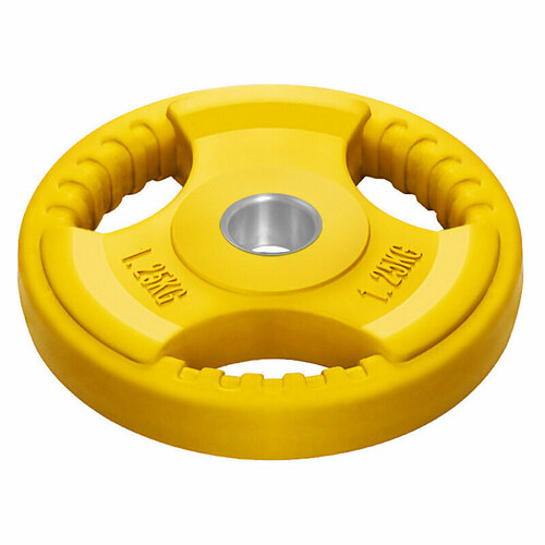 Диск обрезиненный с 3-мя хватами Voitto 1,25 кг, цветной (d26) NEW speedminton® playball желтый 16см