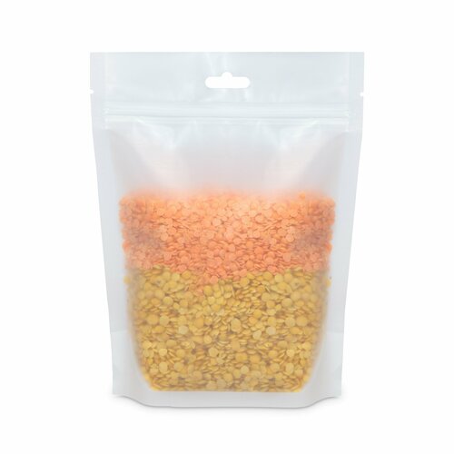 Пакет дой пак с замком зип лок 150*200 мм 130 мкм прозрачный матовый 50 шт