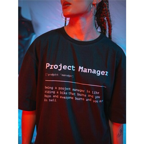 фото Футболка involta, размер l, черный