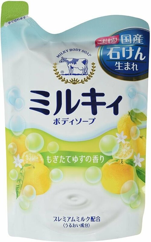 Мilky Body Soap Увлажняющее молочное жидкое мыло для тела, свежий цитрусовый аромат, 400 мл