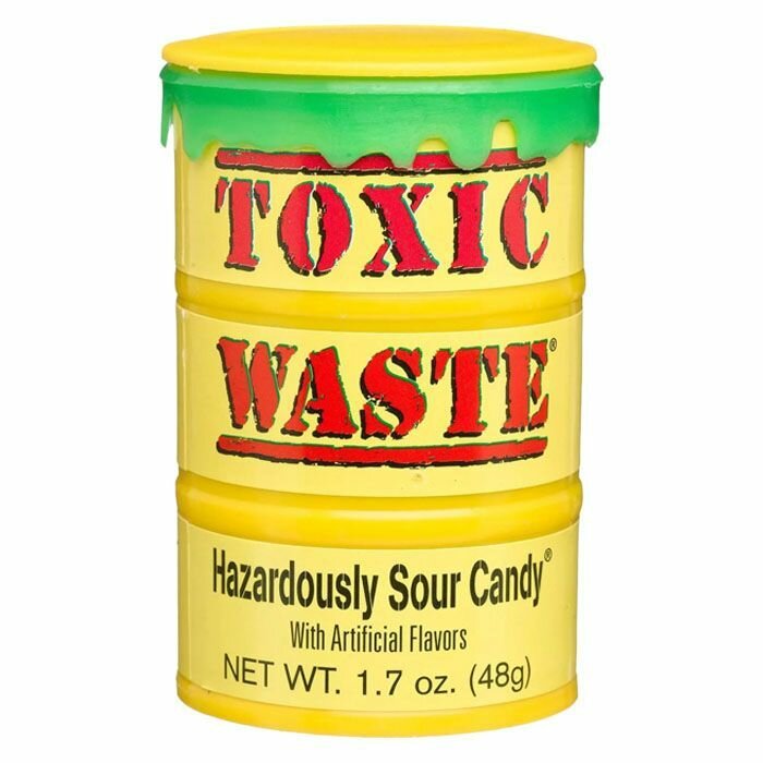 Кислые леденцы Toxic Waste - набор 3 вкуса (США), 42 г (3 шт) - фотография № 2