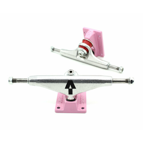 Комплект подвесок Droshky Truck Light Logo light Pink & Silver 5.25 для скейтборда комплект подвесок bd truck light blue 5 25