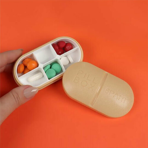 Таблетница 'Pill' (разные цвета) / Красный