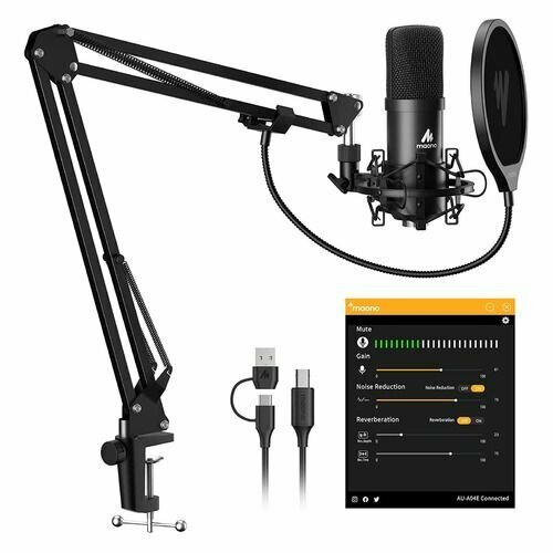 Микрофон MAONO AU-A04E черный 494900₽