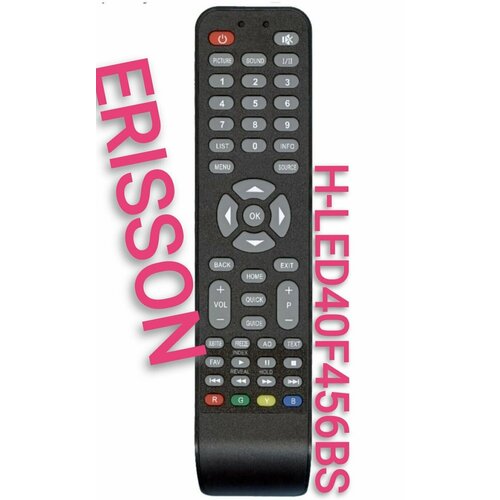 Пульт для ERISSON /эриссон телевизора H-led40f456bs пульт erisson эриссон 2619 de40eris с кнопкой wink