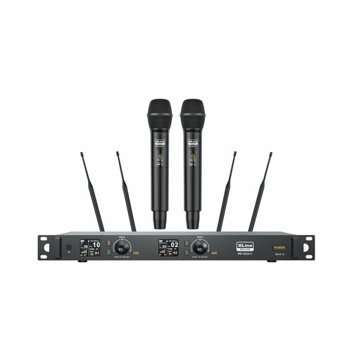 XLINE Китай Xline MD-262A-C Радиосистема двухканальная c двумя ручными передатчиками 5183300₽
