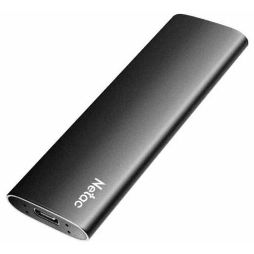 Внешний SSD Netac 250Gb Z SLIM (USB3.2, up to 520/480MBs, 100х29.5х9mm, Black)
