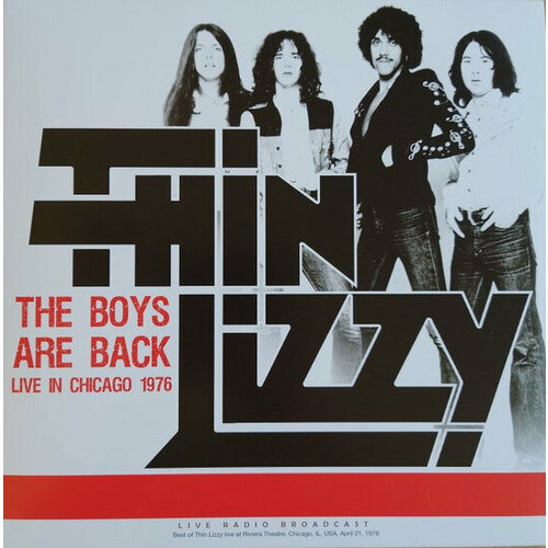 Thin Lizzy Виниловая пластинка Thin Lizzy Boys Are Back (Live In Chicago 1976) футболка koton boys 1ykb16504tk цвет lblue размер 3 4