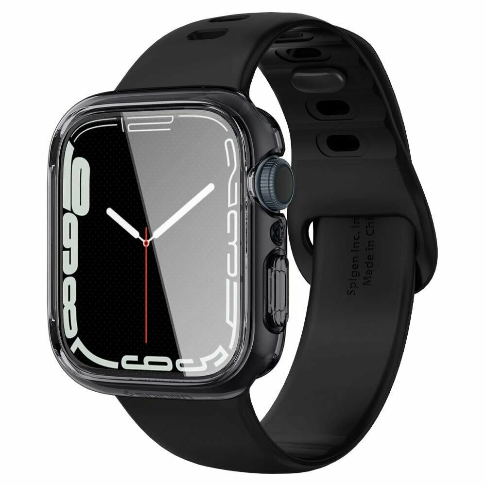 Чехол Spigen на Apple Watch (45 mm) (ACS04181) Ultra Hybrid / Спиген для Эпл Вотч Противоударный, прозрачный, затемненный