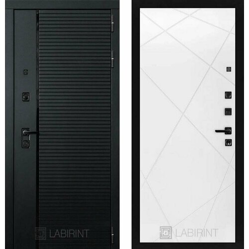 Входная дверь Labirint Piano 24 Белый софт 960x2050, открывание правое входная дверь labirint piano 24 графит софт 960x2050 открывание правое