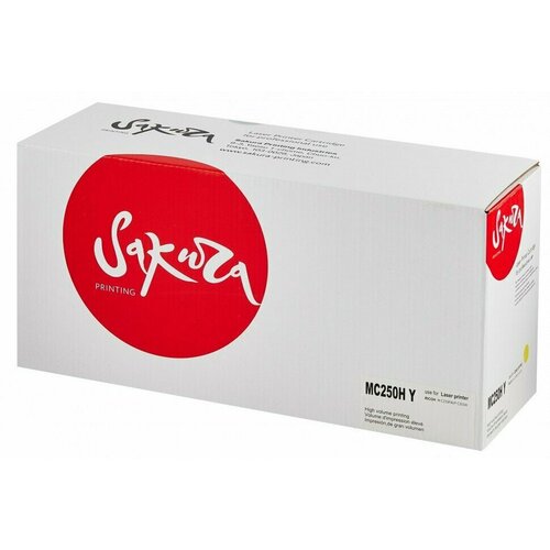 Картридж SAKURA MC250HY для Ricoh PC300W, MC250FWB, желтый, 6300 к.