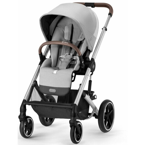 Cybex Balios S LUX (Lava Grey на шасси Silver 2023)