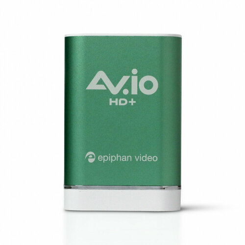 Epiphan AV.io HD+, универсальный фрейм-грабер USB 3.0. Захват видео HDMI (включая аудио). Аудиовход 3,5 мм.