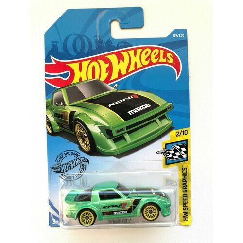 Hot Wheels MAZDA RX-7 Мазда 167/250 HW Speed Graphics 2/10 Mattel FYD81 2019 hot wheels mazda repu мазда 138 250 nightburnerz 7 10 mattel fyd72 2019