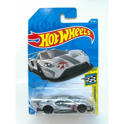 Hot Wheels 2016 FORD GT RACE Форд 67/250 HW Speed Graphics 1/10 Mattel 2021 hot wheels hyperfin хайперфин 11 250 hw screen time 1 10 mattel grx37 2021