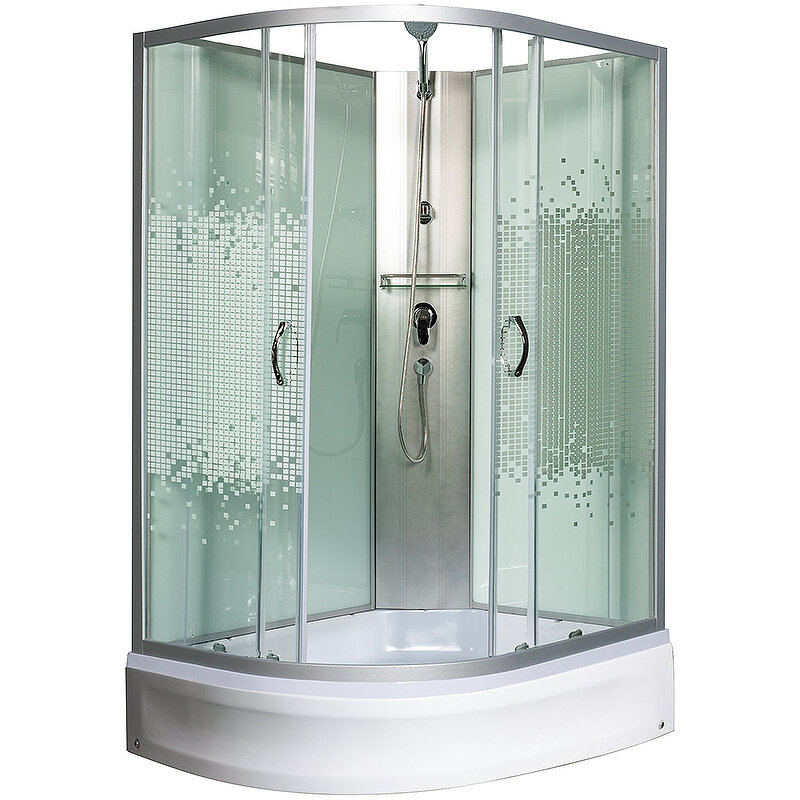фото Душевая кабина Мономах Б/К 100x70x24 МЗ R 10000005808 без гидромассажа