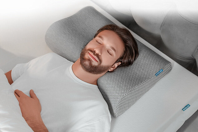 TRELAX Х0137233 Подушка ортопедическая TRELAX с эффектом памяти под голову  П05 RESPECTA for man  38x60   Серый 